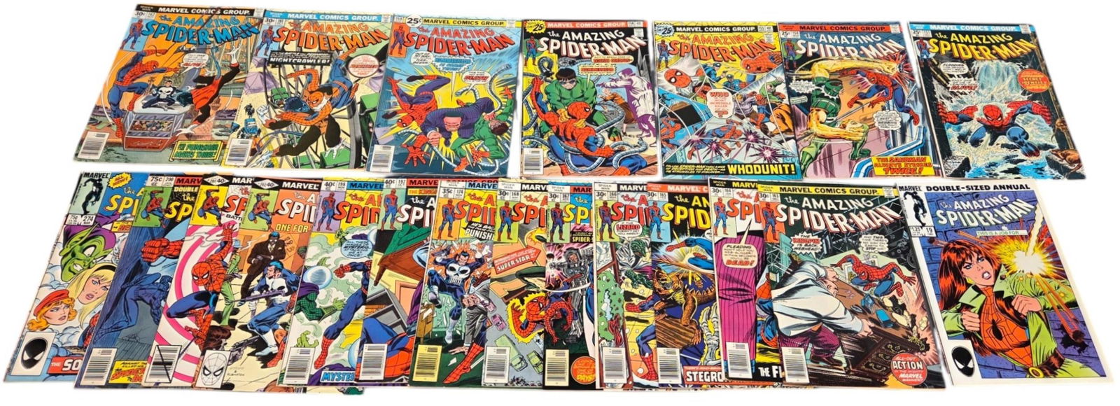 21 Marvel The Amazing Spider-Man (1975-86) comics (1 of 7)