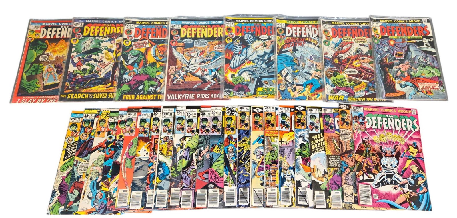 31 Marvel The Defenders (1972-83) comics (1 of 5)