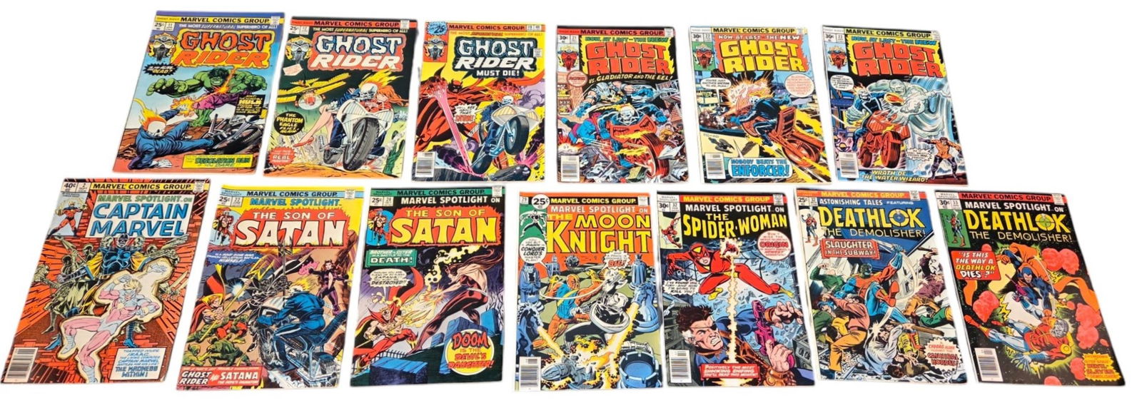13 Marvel Ghost Rider & other (1975-79) comics (1 of 4)