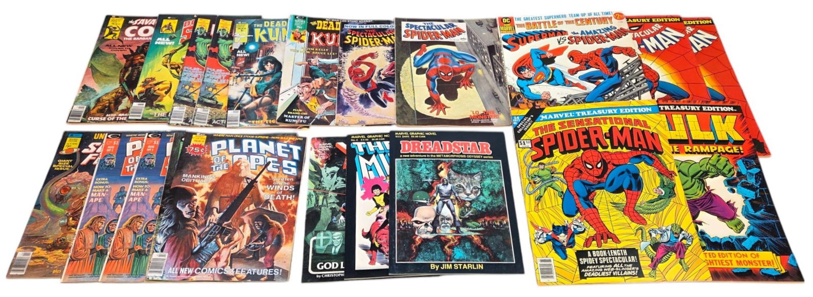13 Curtis and Marvel Comics magazines. (1 of 3)