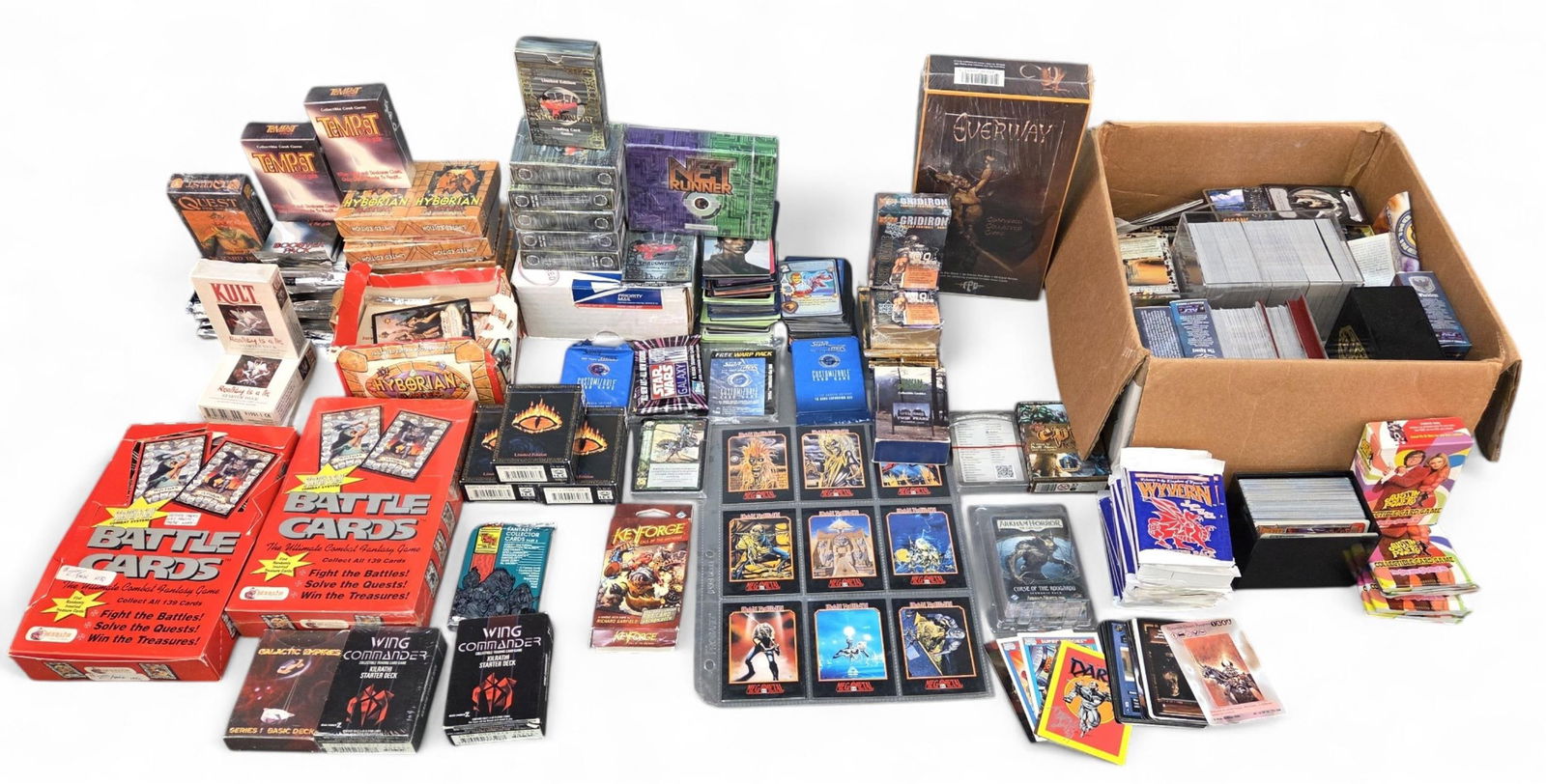 Large Collection of vintage trading card games. (1 of 8)