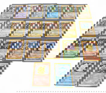 17 PTCG Base Set [Shadowless] Holo Rare cards: A group of seventeen Pokemon TCG Base Set [Shadowless] Unlimited Holofoil Rare cards. Including Alakazam, Clefairy, Gyarados, two Hitmonchan, Magneton, four Machamp, Nidoking, two Ninetails, and Poliw