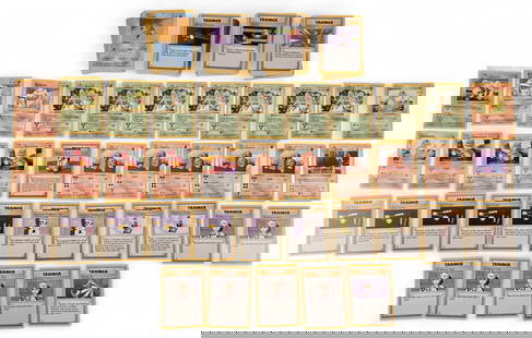 150 PTCG Base Set [Shadowless] cards: A group of PTCG Base Set [Shadowless] cards. Approximately 150 cards. Including Arcanine, six Beedrill, two Bulbasaur, Clefairy Doll, Dragonair, four Dugtrio, two Electrode, two {1st Edition] Energy R