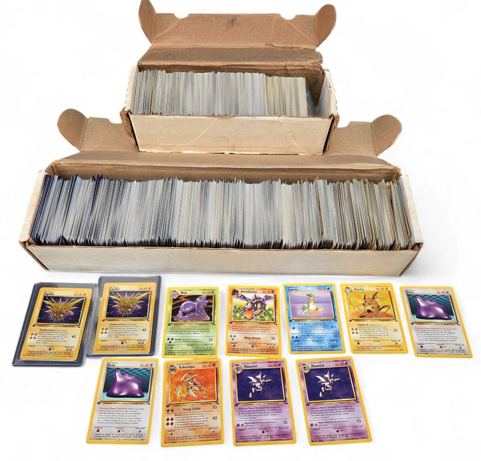 1800 PTCG Fossil [1st Ed.] cards (1 of 2)