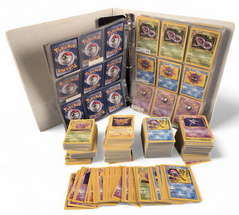 1800 PTCG Fossil [Ultd] cards: A group of Pokemon TCG Fossil [Unlimited] cards. Approximately 1800 cards. Including eleven Aerodactyl #16, six Dragonite #19, thirteen Gengar #20, two Articuno #17, ten Moltres #27, and four Hitmonle