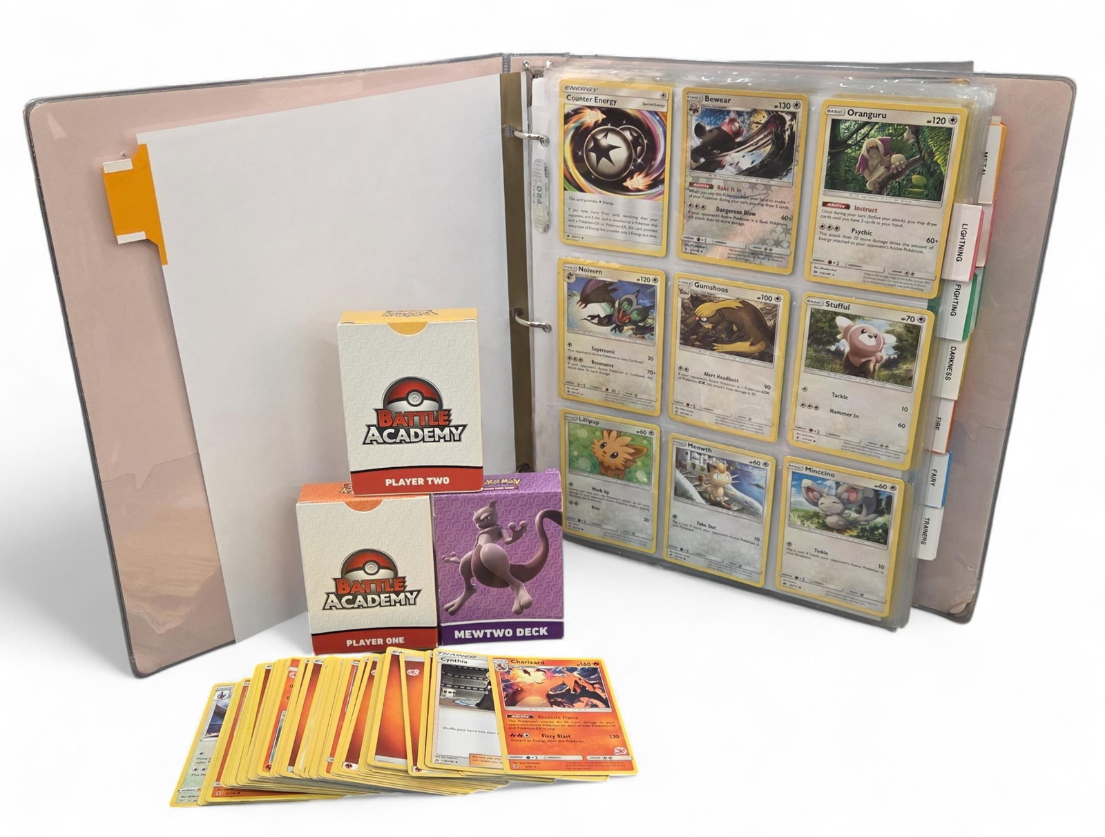 PTCG Binder and 2020 Battle Academy decks (1 of 7)