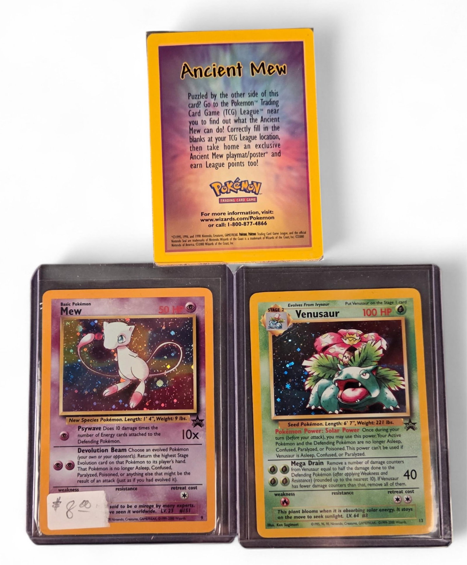 3 PTCG promo cards (1 of 2)