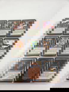 MTG  Antiquities cards: A group of Magic: The Gathering Antiquities Expansion Set cards. Eighty one cards. Including Ashnod's Altar, Colossus of Sardia, Gaea's Avenger, Gate to Phyrexia, Golgothian Sylex, Hurkyl's Recall, Su