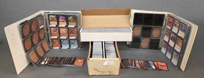 3700 MTG Mercadian Masques cards: A group of Magic: The Gathering Mercadian Masques Expansion Set cards. Approximately 3700 cards. ++ Foreign card binder. Approximately 500 cards. ++ Binder and loose cards. Approximately 3200 cards. I