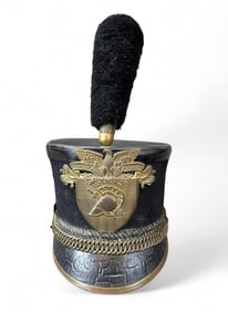 West Point Military Academy shako hat.
