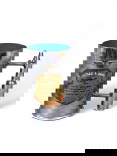 Comm. shell casing tankard Lt. Gen. James Brown: A Lt. Gen. James R. Brown, USAF shell casing tankard commemorating Colonel James R Brown as Deputy Commander for Operations Korat RTAFB, Thailand June 1975 to April 1976 in the 388th Tactical Fighter