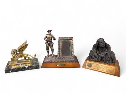 3 Gen. Brown presented awards.: A group of three presentation awards to Lt. Gen. James R. Brown, USAF. ++ Endowment Member of the NRA 2010. 11" x 12 1/8". ++ Tactical Air Command July 7, 1988. Signed, dated, and copyrighted