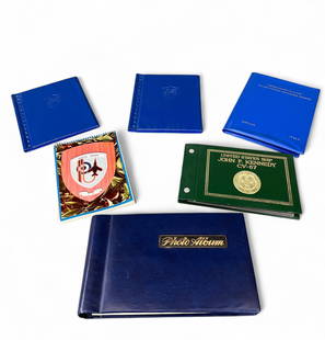 6 photo albums of Lt. Gen. James R. Brown, USAF.: A group of six photo albums of Lt. Gen. James R. Brown, USAF. . Smallest: 7 3/4" x 5 1/4". Largest: 6" x 10 3/8". Provenance: From the Estate of U.S.A.F. Lt. General James R. Brown (1930-2015).