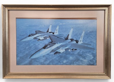 Gen. Brown Hiroshi Sea F-15 Eagle photograph.