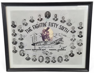 Gen. Brown "The Fighting Fifty-Sixth" signed photo