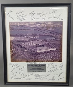 Gen. Brown 1975 Chief Tactics Branch signed photo.