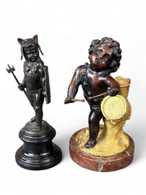 2 Bronze figures