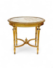 French gilt occasional table.