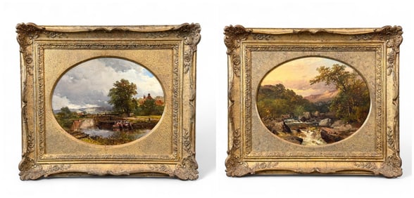 2 John Syer "West of England" scenes, O/C.