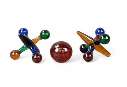 LaJeunesse, Jacks glass sculptures, 2008.