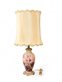Daum Nancy cameo glass lamp.