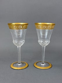 2 St. Louis "Thistle"  commemoration glasses.