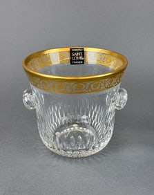St. Louis "Thistle" crystal ice bucket.