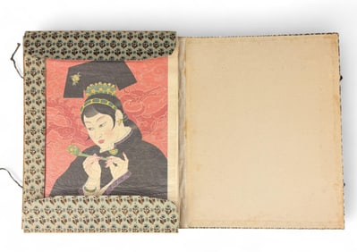 Jacoulet, "Les Jades:Chinoise," Woodblock, c.1940.