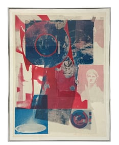 Rauschenberg, "Quarry," 1968, Offset Litho.