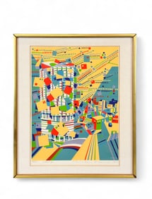 Risaburi Kimura, Chicago, 1975, Serigraph.