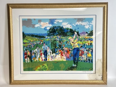 LeRoy Neiman, "April at Augusta," serigraph