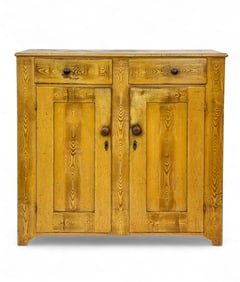 American Primitive pine buffet.