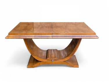 Art deco pedestal table.