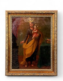 St. Joseph with Christ Child, O/B.