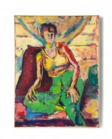 Jorge Franco, Abstract portrait, 1988, O/C.