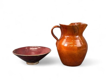 2 Jugtown ware pieces.