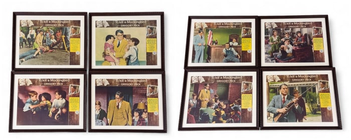 8 "To Kill a Mockingbird" lobby cards.