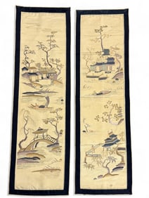 2 Embroidery panels.