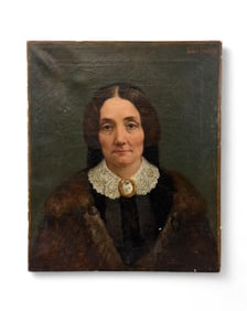 Benoni Irwin, Portrait of a lady, 1886, O/C.
