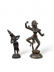 2 Bronze deities.