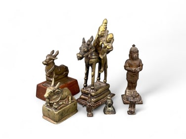 7 Bronze Hindu figures.