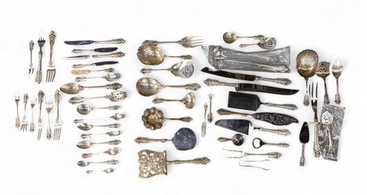 Wallace "Grande Baroque" sterling flatware set.