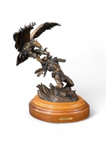 Vic Payne, "Eagle Catcher," Bronze.