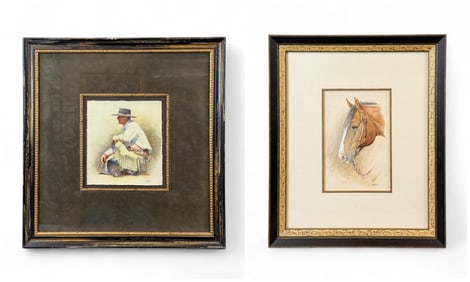 2 Mark Kohler watercolors.