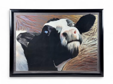 Jon R. Friedman, "Snort," Pastel, 1988.
