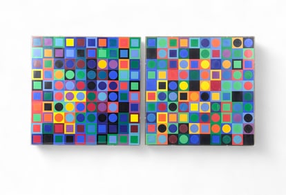 2 Vasarely, "Planetary Folklore Participants No.1"