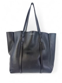 Balenciaga Black calfskin tote.