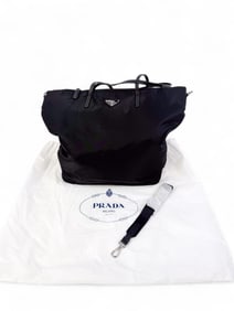 Prada nylon tote.