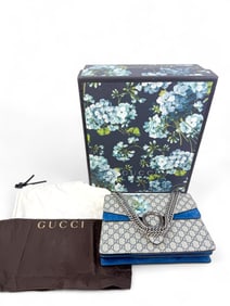 Gucci Hydrangea bag with box.