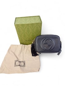 Gucci Soho Disco bag with box.